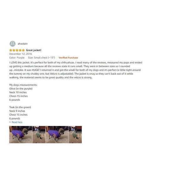 Extra Soft Polyester Fabric, Windproof and Comfortable Dog Cotton-Padded Clothes