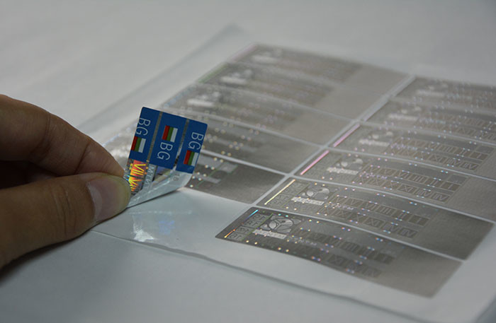 Original Hologram Security Stickers / Anti - Counterfeiting Sticker