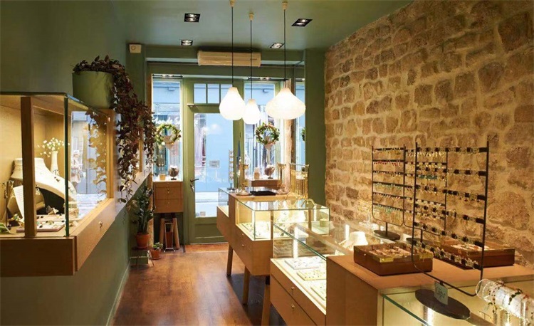 1050mm Long Mall Jewelry Shop Furniture MDF 8mm Thick