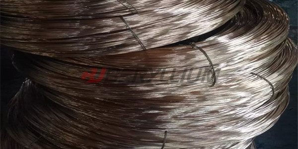 Cobalt C17500 CuCo2Be Beryllium Copper Spring Wire Thickness 0.1mm On Spools