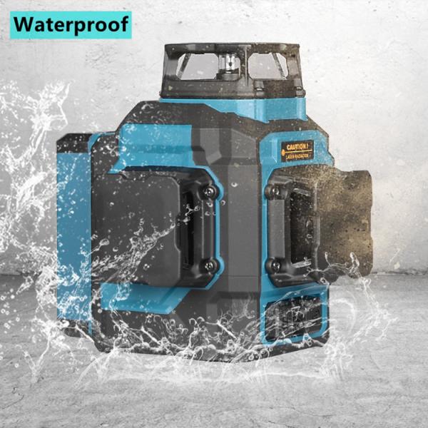 High Precision 3D Laser Level Green Beam 360 Degree Waterproof Dustproof