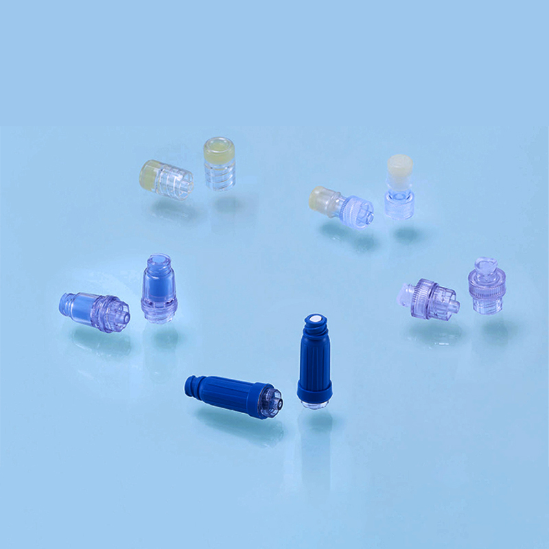 Medical one way extension tube with normal needle free connector luerlock needless connector