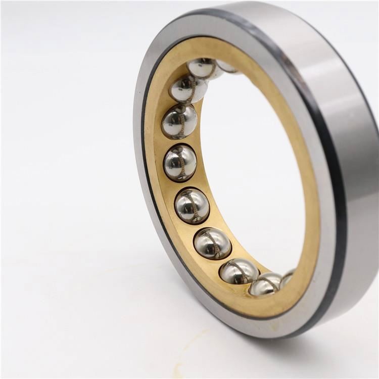 QJ series Brass Cage Machine Tool Spindle Bearing Four Point Angular Contact Ball Bearing