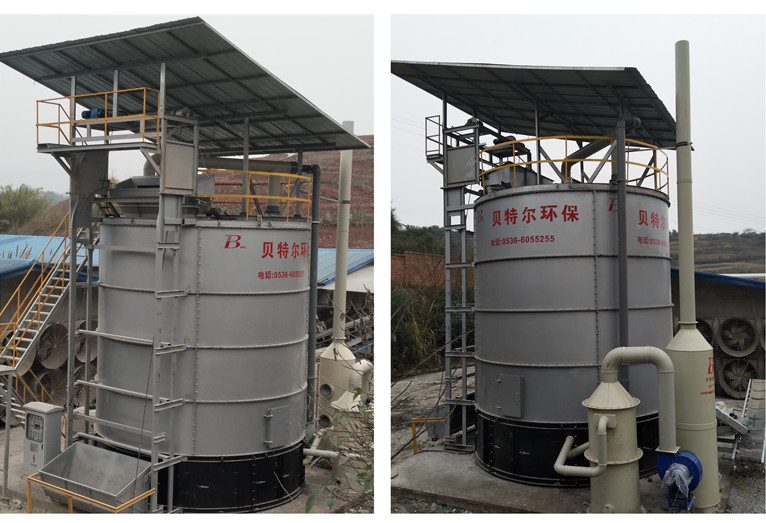 Local Service Location Industrial Composting Machine for Horse Waste Management