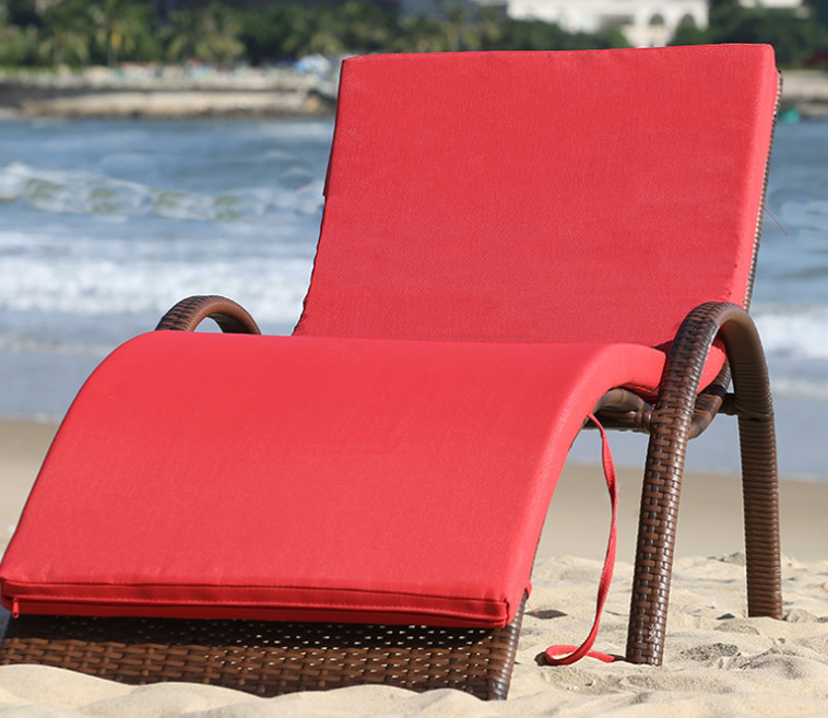 CE BSCI S Shape Stylish Practical Outdoor Sun Lounger Villa Courtyard Pool Garden