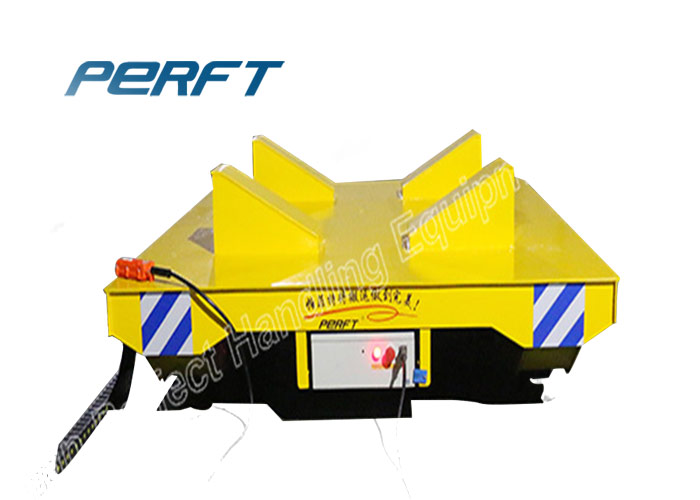 Steel Plant Ladle Electric Rail Transfer Trolley for Mold and Die Handling Equipment