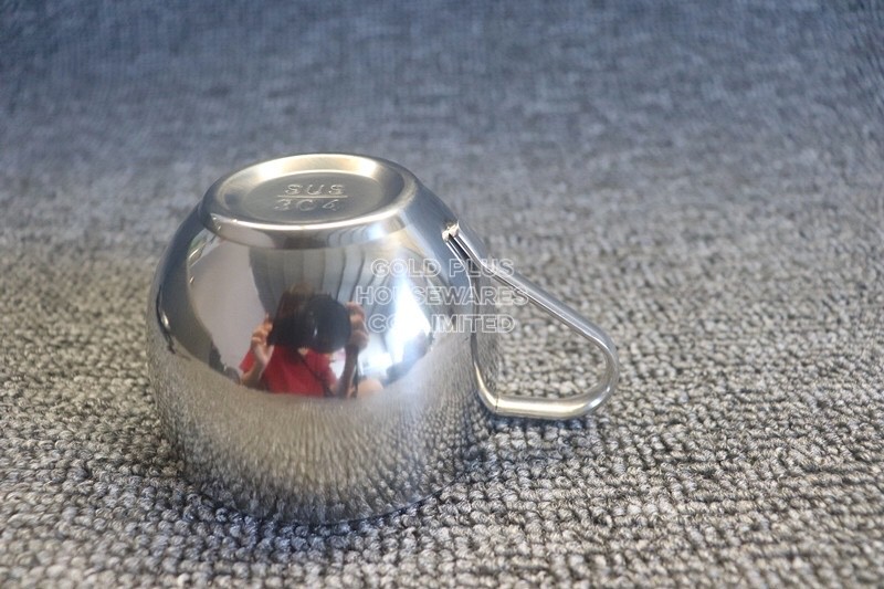 Abrasion Resistance 180ml China Bone Stainless Steel Mug With Saucer
