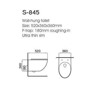 Factory Direct Sales Wall Hung Toilet Ceramic Wall-mounted Modern Bathroom Toilet Wall Hung Toilet Hotel