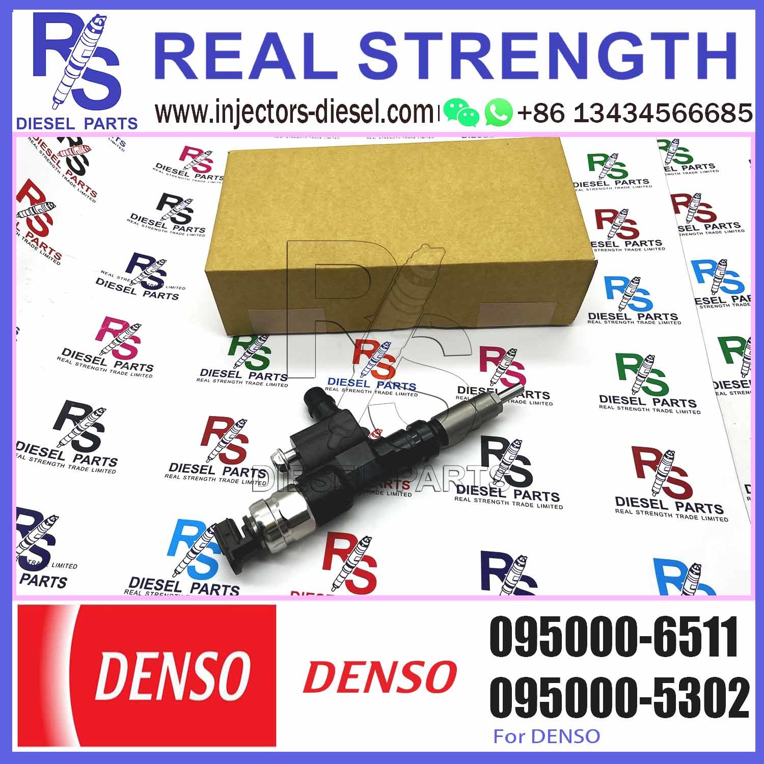 Diesel fuel injector 095000-6510, 095000-6520, 095000-6511, 9709500-651, 23670-E0081, 23670-E0080, 23670-79016, 23670-79