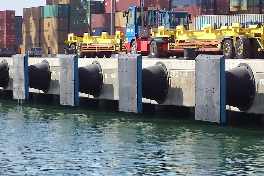 800h Cone Vessel Fender High Compression Resistance Uv Stable Low Maintenance