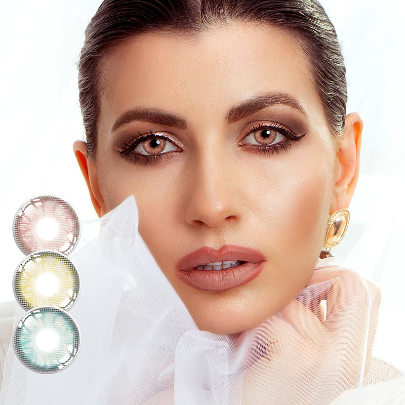 HEMA NVP Yearly Gemstone Green Lens Contact With Water Content 40%