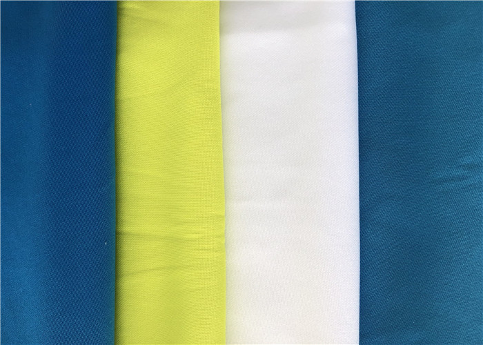 160cm 100% Polyester Weft Knit Fabric Coolmax Dry Fit Double Pique For Sportswear