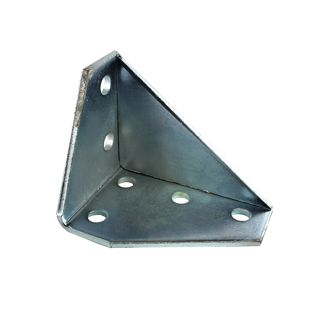 4 Hole 90 Degree Angle Strut Bracket L Shaped Wall Mount Galvanized 6mm