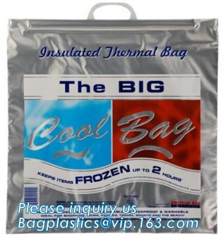 custom bulk waterproof large soft folding food delivery picnic lunch tote grocery cooler bag aluminum foil thermal bags