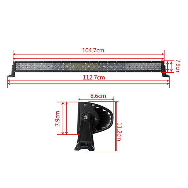 B5D 5D 240W 3W/PC 5D CREE LED LIGHT BAR SPOT BEAM.FLOOD BEAM