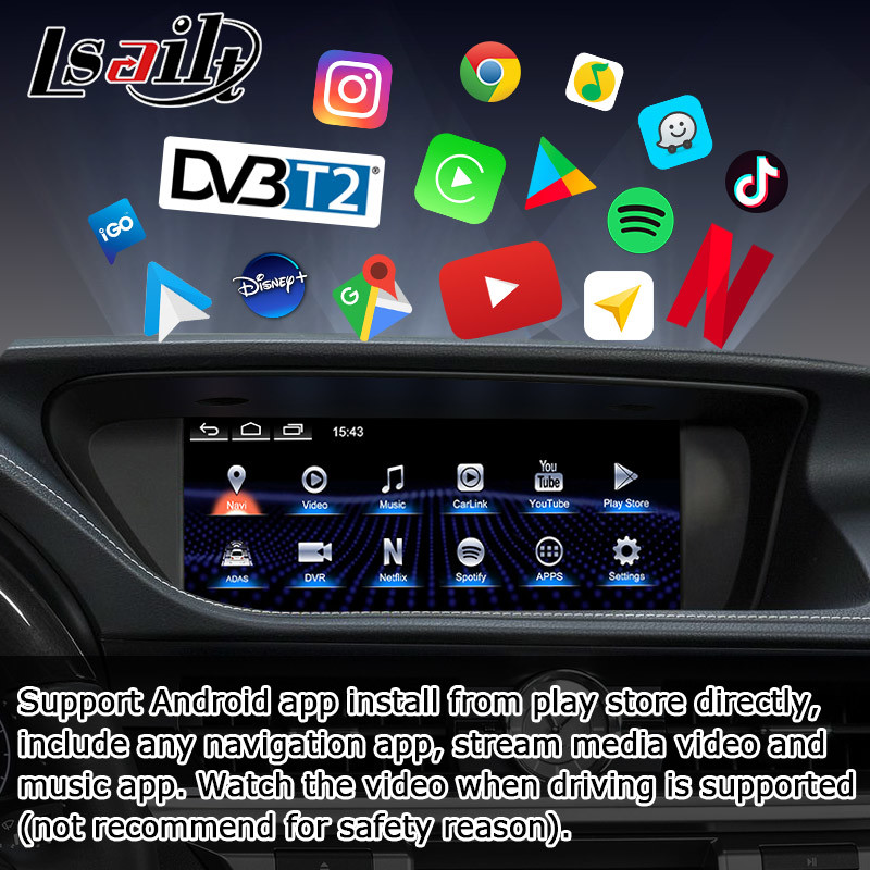 ES300h ES250 ES350 Lexus Android Screen upgrade Carplay Android Auto Dash Cam 10.25" Lsailt