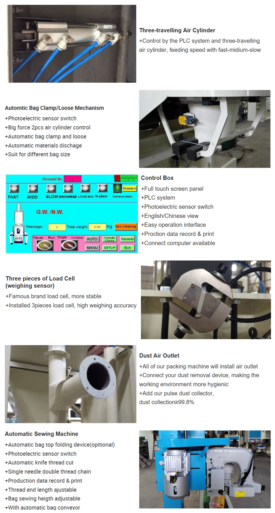 Cold Mix Asphalt Semi Automatic Bagging Machine 3-6KW