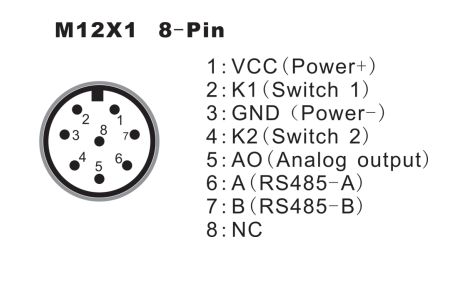 Normally Closed RS485 Electronic Digital Level Switch 0-20mA RS485 Output