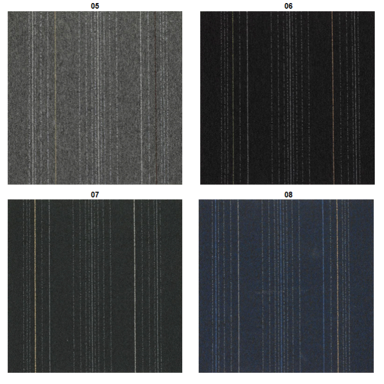 Corridor Nylon Polyester Carpet Plain Color Striped Pattern PVC Backing