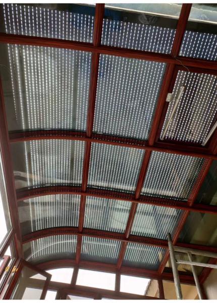 Aluminum Motorized Conservatory Awning Roof Retractable Roller Shutter