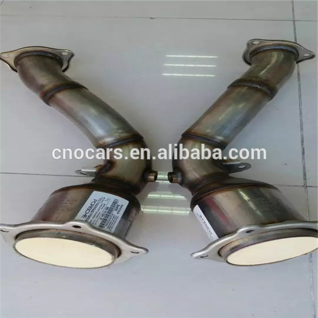 958113021AX 95811302101 Front Catalytic Converter Recycling For Porsche Cayenne Without Turbo Charge