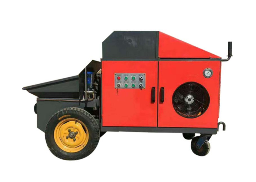 Construction 15Kw Mobile Concrete Pump For Fine Aggregate