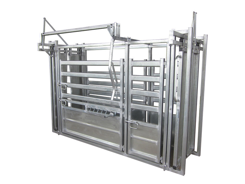 Heavy Duty Cattle Panels With Weight Scale , Safe Metal Livestock Panels