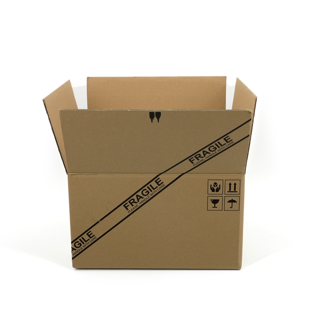 Custom Logo Regular Slotted Carton Paper Shipper Corrugated Boxes For Business Shopping
