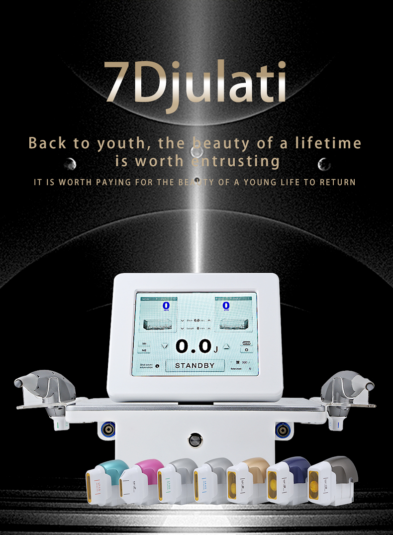 Body 7D HIFU Slimming Machine Face Firming Lifting With 10mm Cartridge