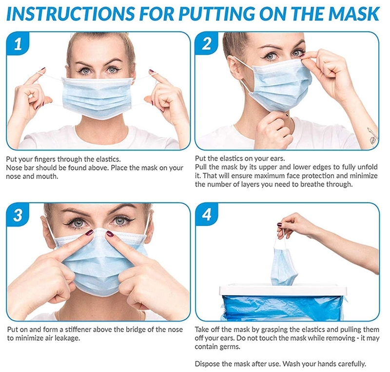 Breathable Antibacterial Surgical Mask Personal Protective Equipment Mask