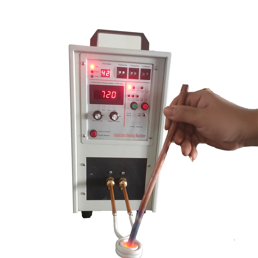 Copper Brass Induction Soldering Machine 30-80Khz High Frequency Induction Heating Machine