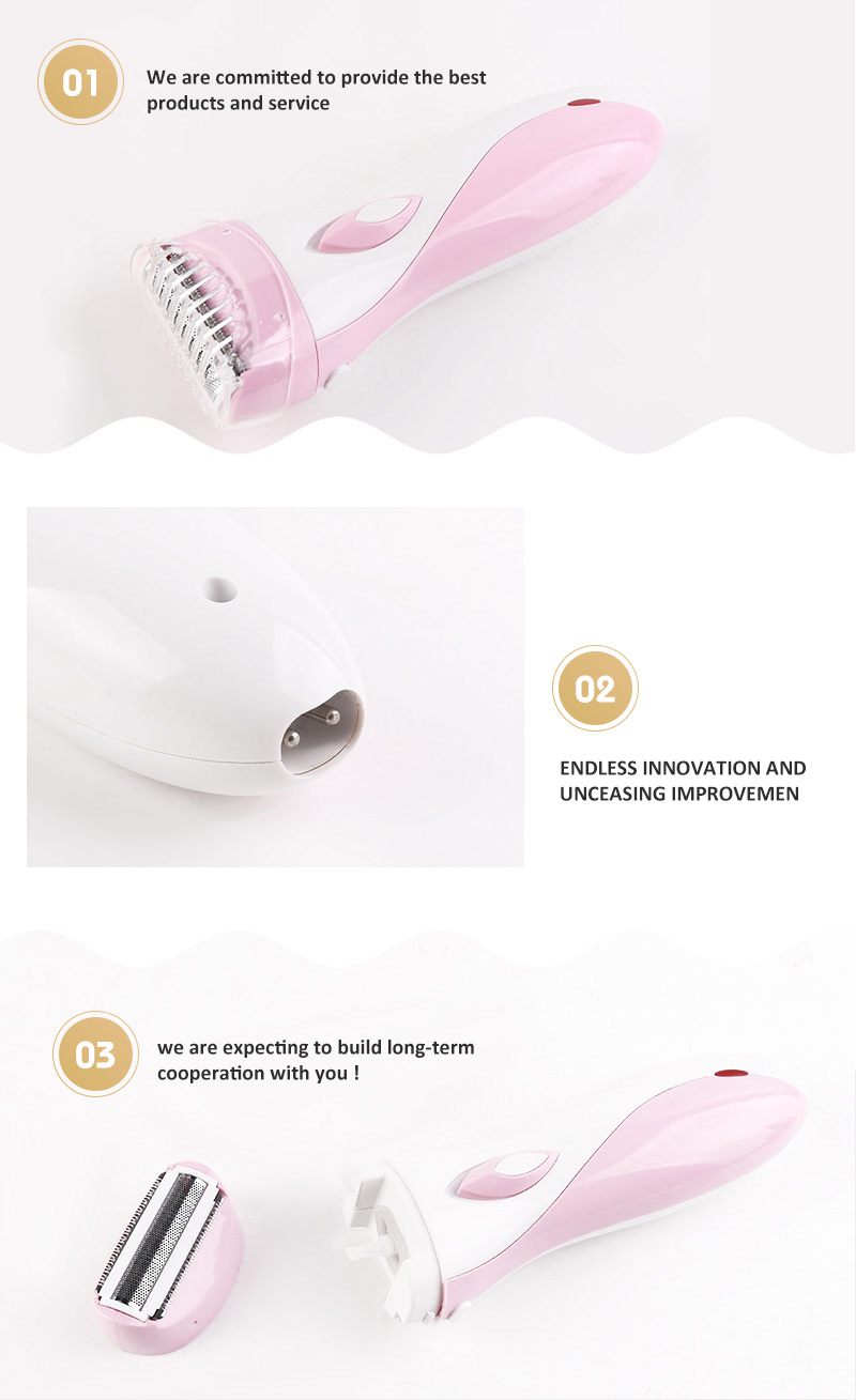 8h Charging Time Professional OEM Electric Women Body Hair Trimmer