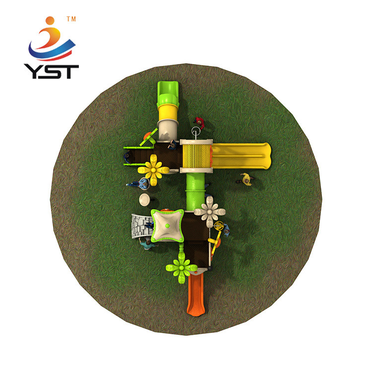 Community Kids Backyard Slide 970 * 630 * 440 Cm High Temperature Baking Finished