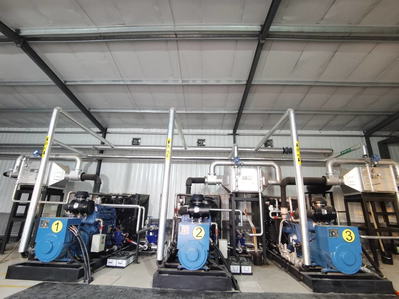 Reliable Gas Generator Set High Power Generator Large Building Power Supply