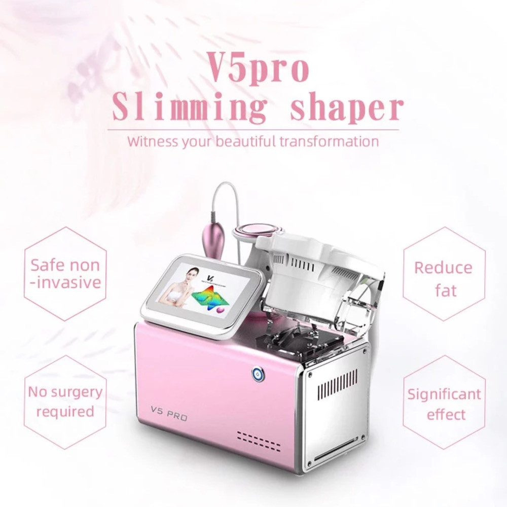 Beauty Cellulite Removal Equipment , V5 Pro Skin Tightening Laser Fat Reduction Machine