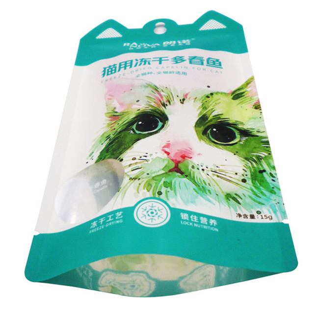Cartoon Design 20cm*12cm Stand Up Pouches With Window Gravure Prinring