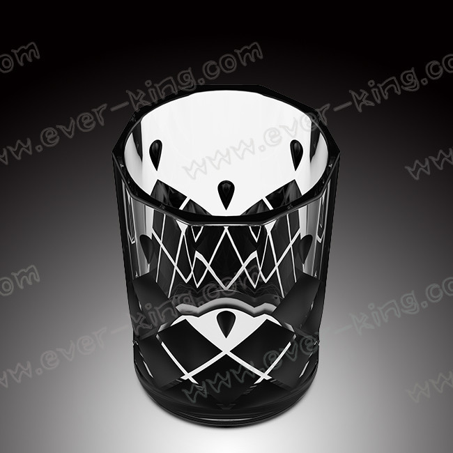 Custom Wine Whisky Drinking Reusable Glass Cup Clear