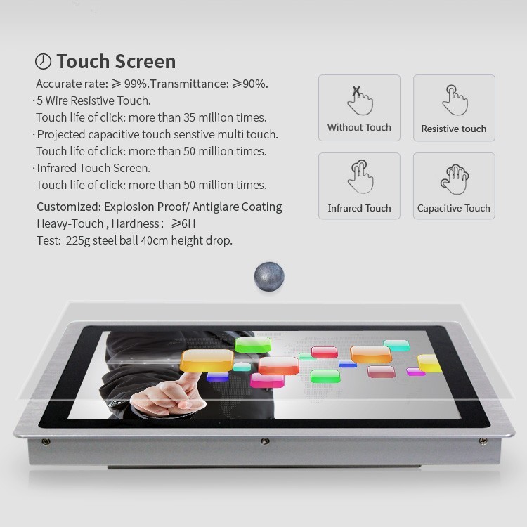 15+15 Inch TFT Panel LCD Touch Screen Pos System Carav Pos Cashier Register