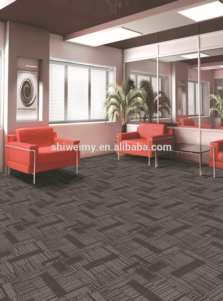 PP Carpet Tile 50 * 50 with PVC Backing
