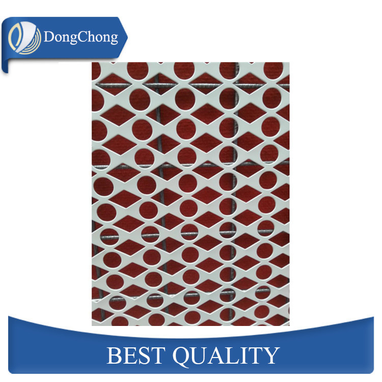 Decorative OEM Red Custom Aluminum Panels PVDF Coated Lobby Wall Use