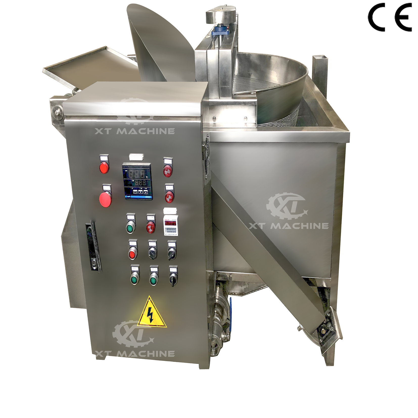 Automatic Temperature Control Peanut Fryer French Fries Fryer Food Frying Machine