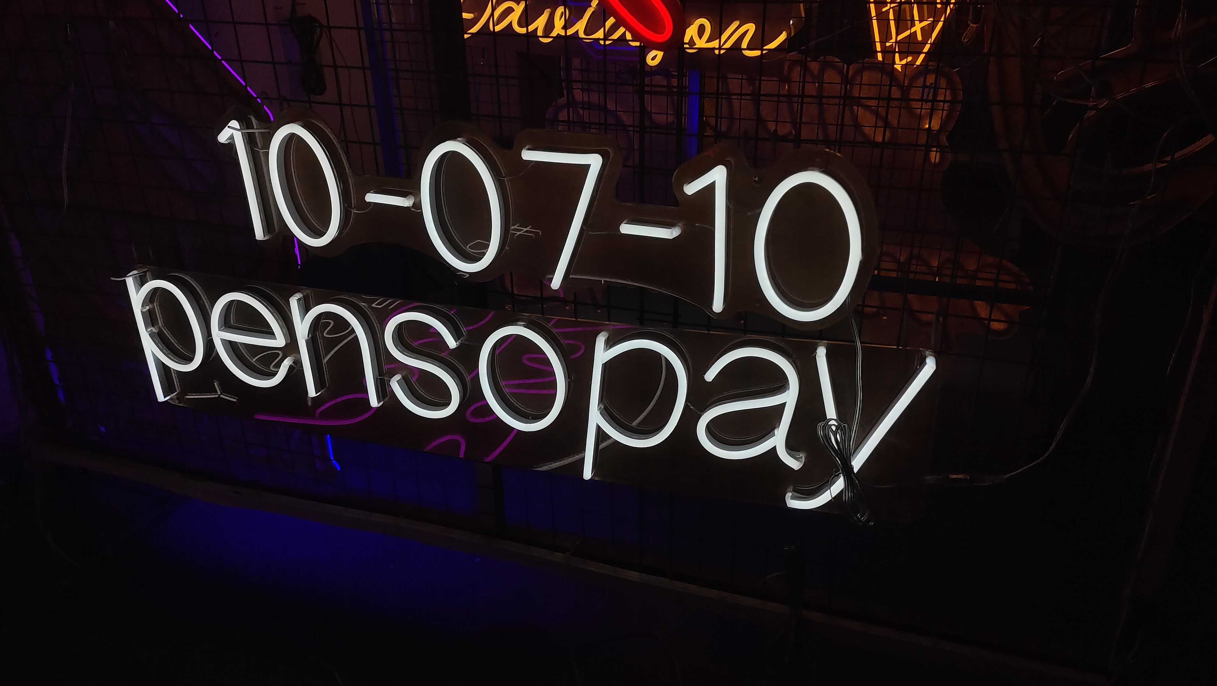 Custom logo lighting singage neon sign for coffee pub bar led neon sign