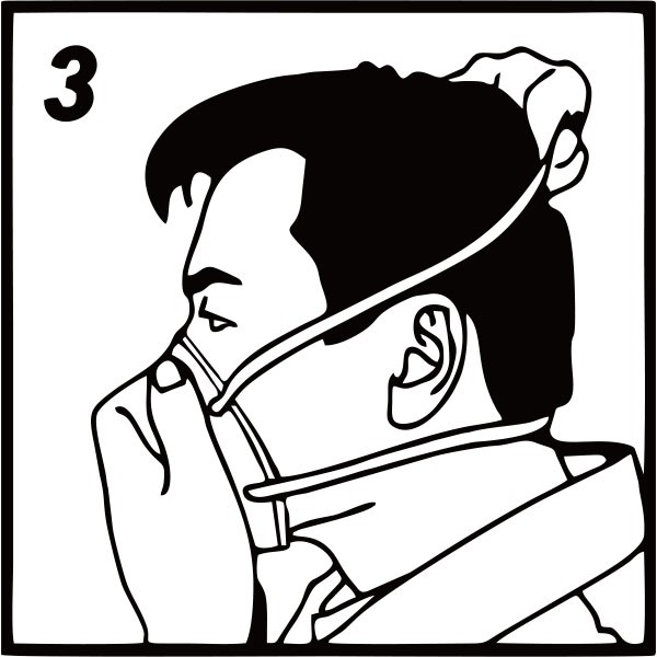 Coronavirus Disposable Face Mask Niosh Approved Respirator With Earloop