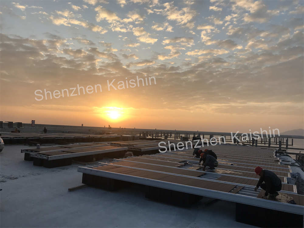 Plastic Polyethylene LLDPE Floating Dock Foam Filled Rotomolding Modular Floating Dock