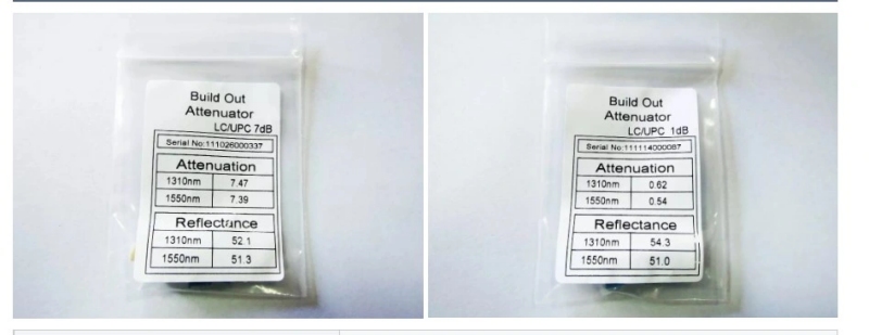 ST/UPC FC APC Fiber Attenuator for Single Mode Fixed Fiber Attenuation in Male Female
