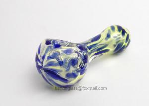 China High Quality Glass Spoon Pipes for smoking Hand pipe smoking Pipe Glass Water Pipes Bubblers dry Smoking on sale
