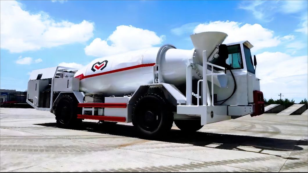 Wc4bj 4m&sup3; Explosion Proof Concrete Mixer Truck for Underground Coal Mining