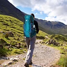 Outdoor Sports Lightweight Camping Backpack , Comfortable Ultralight Backpack 40L
