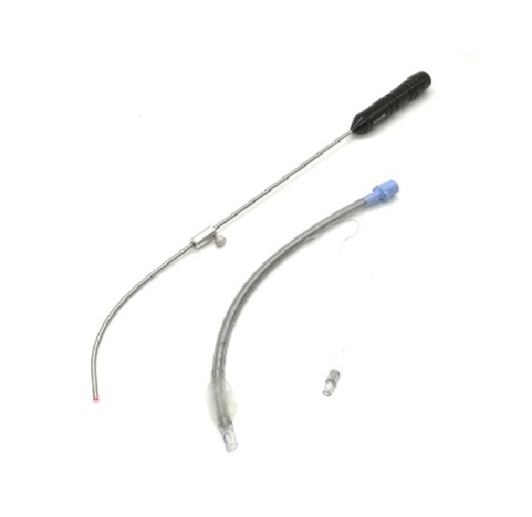 Red Light Rigid Stylet Steel Video Nasopharyngoscope with Handle Usableness Medical Equipment