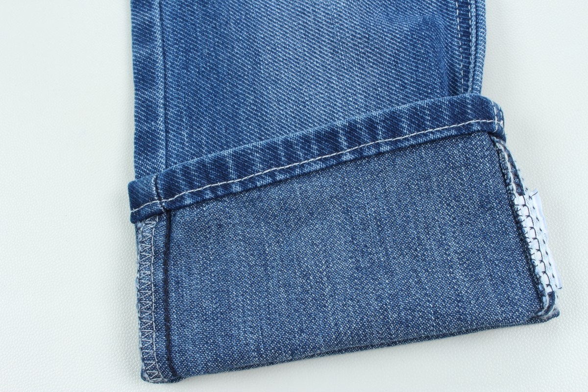 Special Weaving 11 Oz Softness And Warp Slub Woven Denim Jeans Fabric
